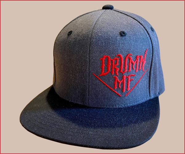 DRUMNMF HAT DARK HEATHER/BLACK